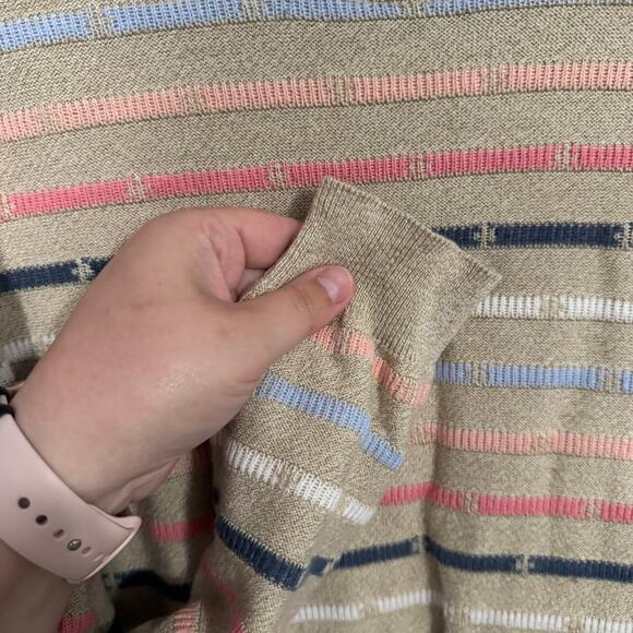 Skovhuus Multicolor Striped Knit Pullover Sweater Women's Plus Size 2X Crewneck - Picture 3 of 6